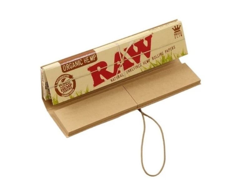 RAW Papel P/Armar Connoisseur Organic Hemp 1 1/4 + Tips